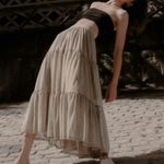 ZARA Tiered Tulle Maxi Skirt Photo 7