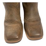 Ariat  size 8 B Brown Western Boots with Red Green Accents cowgirl riding rodeo Photo 6