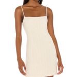 Saylor - Tirzah Pointelle Knit Spaghetti Strap Square Neck Sheath Mini Dress Photo 0