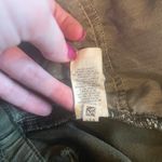 Aerie  Olive Green Distressed Shorts w/ Elastic Waist Size Large Photo 4