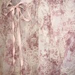Embroidered Blouse Romantic Dusty Rose Lace Photo 2