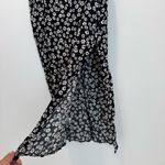 Reformation  Bea Daisy Daisies Midi Skirt Black 0 Photo 2