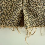 ZARA  Leopard Print Front Slit Mini Skirt Size Extra Small Photo 2
