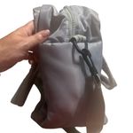 Jadelynn Brooke  Puffer Quilted Messenger Crossbody Bag Gray Computer Zipper Photo 4