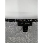 Talbots Women's Faux Wrap Dress V Neck Belt Python Snakeskin Size Medium Photo 2