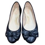 Circus by Sam Edelman Connie Leather Ballet Flat size 8 black Photo 1