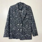 Free Press CLOTHING Black /White Blazer Size S EUC Photo 0