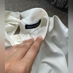 Daylight puff sleeve 1x mock turtleneck White Photo 3