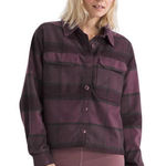 The North Face  Women's Valley Flannel Shirt Midnight Mauve NWT Size Small Photo 0