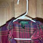 Ralph Lauren Lauren  women’s pink and‎ Blue vest size PM Photo 1