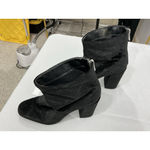 Jessica Simpson Womans Aninada Ankle Boots 9 M Black Back Zip Block Heel Photo 2