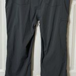 Eddie Bauer Womens Travex capris Grey Nylon‎ Zipper Cargo Pocket Photo 1
