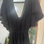 Eberjay Eberjey Black Lace Swim Coverup Photo 2