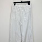 Madewell The Zoe Relaxed Wide Pant in 100% Linen Salt White Minimalist US 0 NWT Photo 10