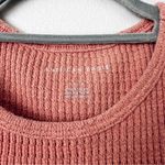 American Eagle Pink Waffle Knit Short Sleeve Baby Tee Size Small Photo 2