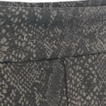 Matty M Snakeskin Cropped Leggings Small EUC Grey Black Stretch Activewear Photo 1