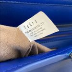 Pedro blue leather & suede purse with shoulder strap Photo 7