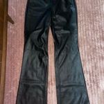 Wild Fable Black Faux Leather Flare Pants Photo 0