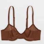 Aerie  Smoothez unlined mesh  brown bra Photo 0