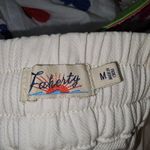 Faherty  Womens Whisper White Essential Pants‎ Medium Photo 2