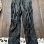Maverick Leather Overalls in Black Size 4 Photo 1