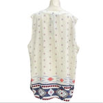 Collective Concepts Felix Lattice Detail Top Sleeveless Semi-sheer NWOT New 2X Photo 1