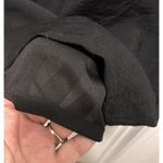 Anne Klein Black Pencil Dress Size 12 Ruffle Sleeves Below Knee With Pockets LBD Photo 4