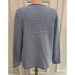 Talbots  Knit‎ Sweater Blazer Blue & White Old Money Preppy Grandmacore Photo 4