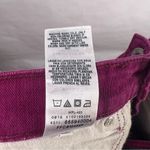 Denizen from Levi's Denizen Levi’s Totally Shaping Skinny Jeans Magenta Cotton Stretch Pants Photo 8