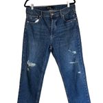 Gap NWOT High Rise Destructed Cheeky Straight Jeans Medium Wash Photo 8