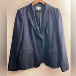 Armani Collezioni  navy blue one button blazer Wool blend 12 Photo 0