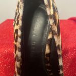 Gianni Bini Calf Hair Leopard Print Fat Square Heels 8.5 VNC Photo 6