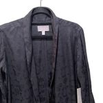 Chelsea 28 Jacquard Shawl Collar Blazer Jacket Black Size Small Photo 4