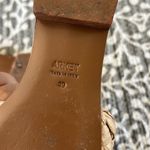 Arket woven straw beige square toe sandals Tan Size 8 Photo 8