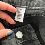 Ripped Black Jean Shorts Size 6 Photo 4