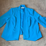 Jones Studio  Blue Cuffed Sleeve Blazer SIZE 18W Photo 0