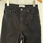 Abercrombie & Fitch Ultra High Rise 90s Straight Jean in Black Size 24 or 00 Photo 5