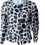 Live a Little LAL  Animal Print Linen Jacket, Sz L Photo 0