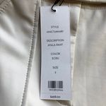 Veronica Beard Ecru Vegan Leather Atala Pants Tapered Leg Women's Size 2 NWT Photo 12