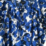 Who What Wear XXL Blue Floral Cotton Eyelet Maxi Dress With Pockets Photo 7