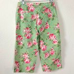 Ralph Lauren Vintage 90s Cottage Countryside Floral Garden Ankle Pants Size 8 P Photo 5