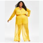 NWOT NINA PARKER Trendy Plus Size Button Photo 1