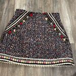 ZARA  Woman Tweed Tassel Skirt size medium Photo 3
