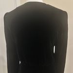 Laura Ashley VTG 1990s Black Silk Velvet Midi Dress Holiday Gothic Cottage Small Photo 6