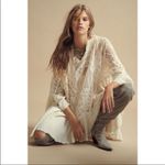 Free People Layered In Lace Swing Dress Tunic Ivory White Small Photo 11