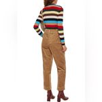 Ganni NWT Women’s  Corduroy Pants Brown Sand Tan Khaki Size 42 Photo 1