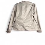 Crocodile size 105 L/XL white moto jacket / biker jacket with snap closure Size L Photo 4