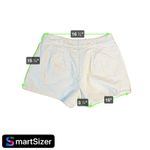 RYEGRASS Women's Embroidered Floral Shorts Cream Zip Closure Cotton‎ 14 Photo 5