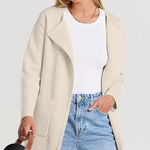 Source Unknown Anrabess  Coatigan Cardigan Open Front Knit Longline Knit Large Photo 0