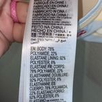 Billabong NWT Classic Printed Band Bikini Top Large Photo 6